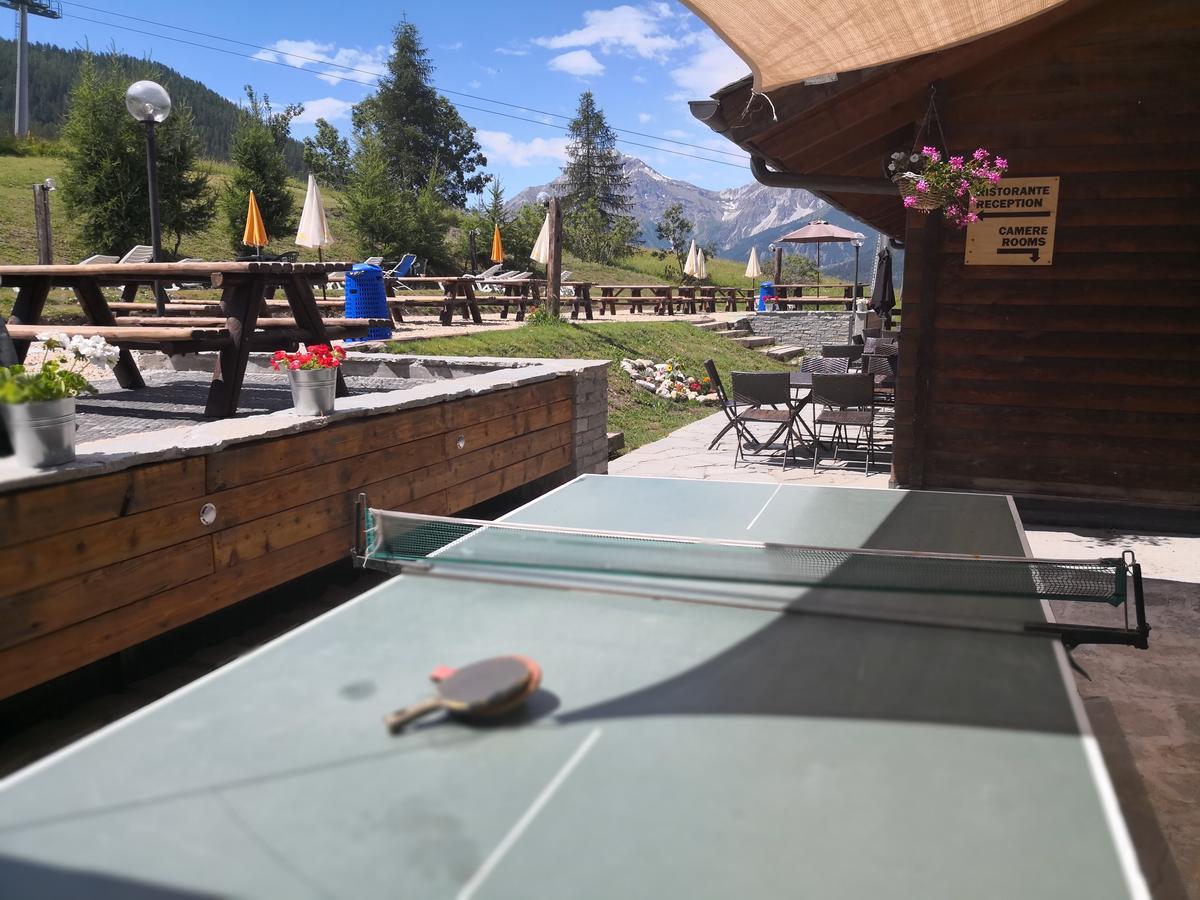 Restaurant Hotel Chalet Del Sole Oulx Zewnętrze zdjęcie