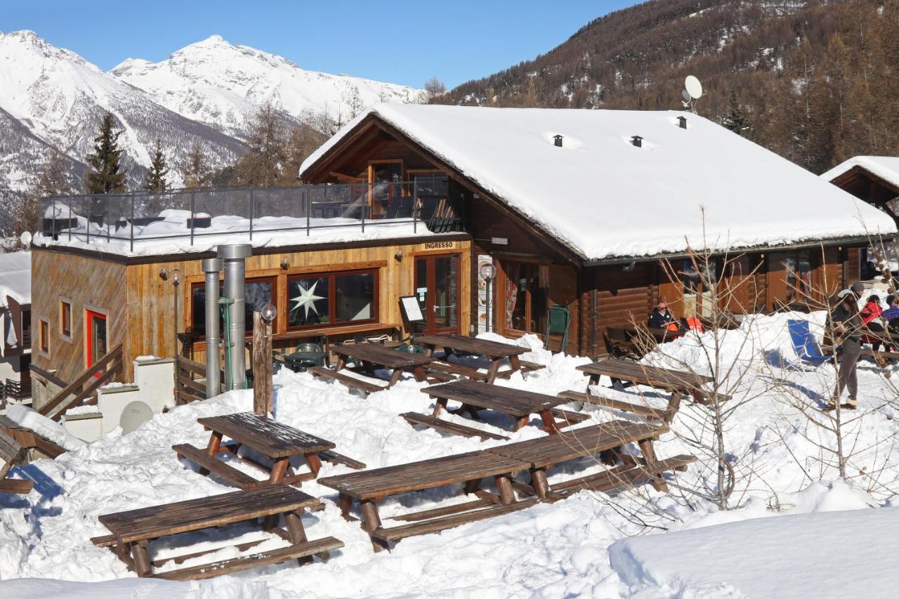 Restaurant Hotel Chalet Del Sole Oulx Zewnętrze zdjęcie