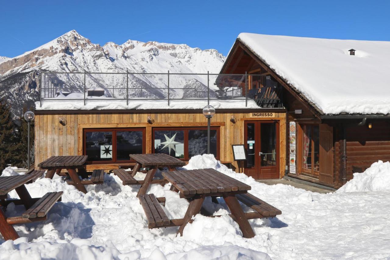 Restaurant Hotel Chalet Del Sole Oulx Zewnętrze zdjęcie